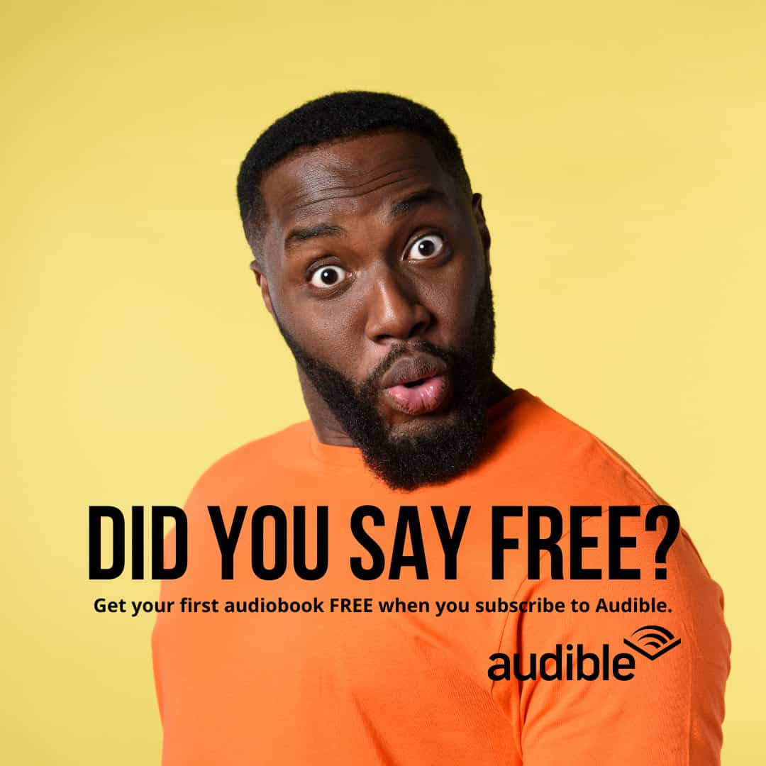 Get your first Audible audiobook 100% FREE!