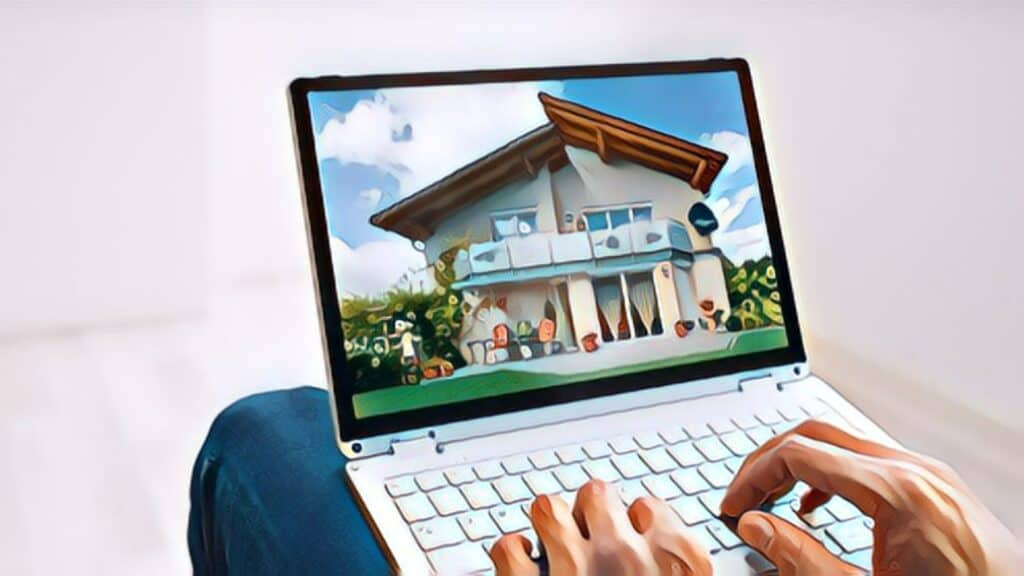 Real Estate Co-wholesaling 9 computer search laptop notebook lap man