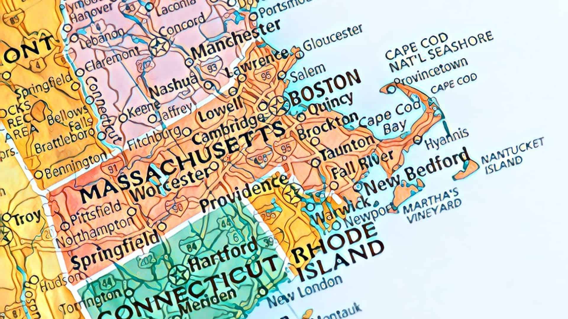 Red Hot Massachusetts Housing Market Anticipated 2023 Summer - map of the east coast