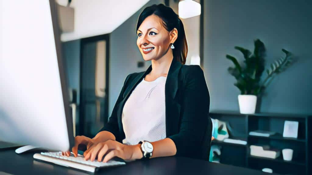 Top 10 Best Ways Virtual Assistants Help Real Estate Investors Increase Cash Flow 13 Top 10 Best Ways Virtual Assistants Help Real Estate Investors Increase Cash Flow, administrative virtual assistant woman typing on a computer keyboard looking at the computer monitor, while sitting at a desk in an office, wearing a watch Top 10 Best Ways Virtual Assistants Help Real Estate Investors Increase Cash Flow, administrative virtual assistant woman typing on a computer keyboard looking at the computer monitor, while sitting at a desk in an office, wearing a watch