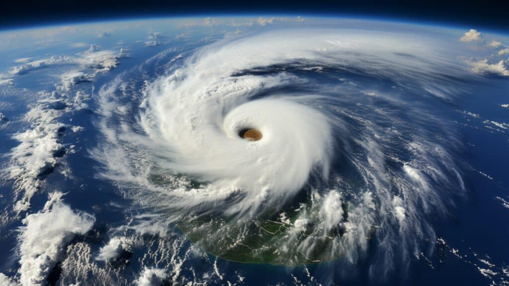 The Ultimate Guide to Florida Real Estate Investing - satelite image of hurrican ocean