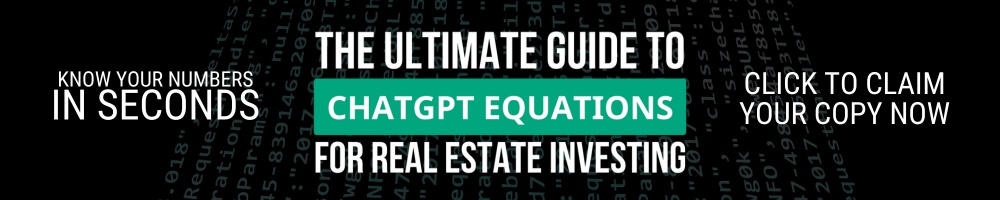 The Ultimate Guide to ChatGPT Equations for Real Estate Investing: Maximize Your Real Estate Investments with Artificial Intelligence banner ad