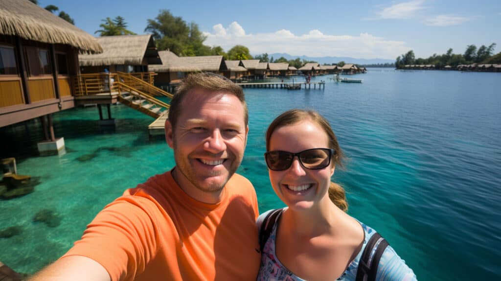 How to Invest in Tropical Real Estate - smiling couple wearing sunglasses