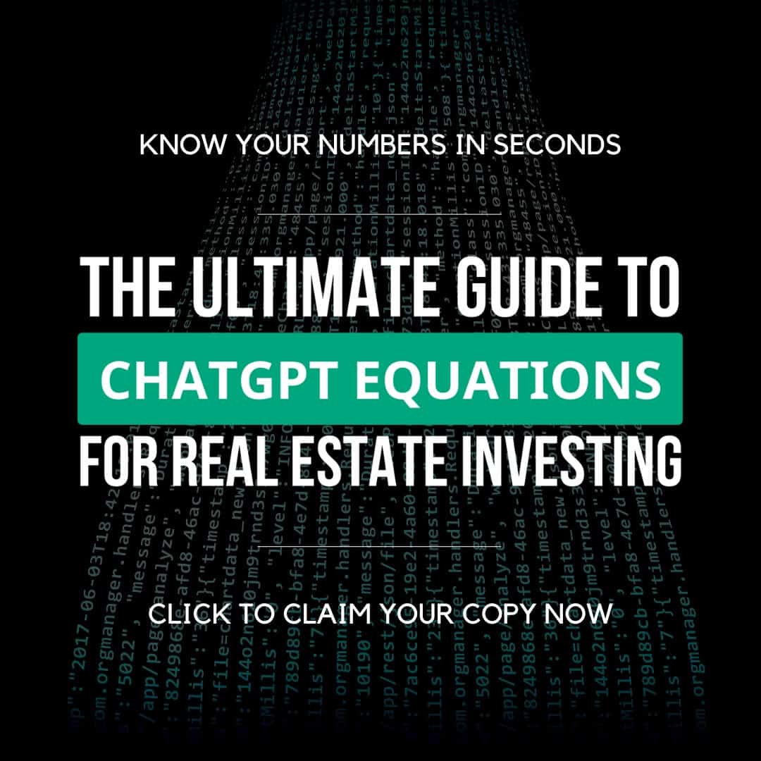The Ultimate Guide to ChatGPT Equations for Real Estate Investing: Maximize Your Real Estate Investments with Artificial Intelligence sidebar ad