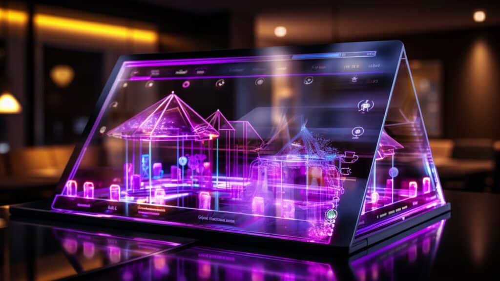 How Apple Vision Pro Could Revolutionize the Real Estate Industry - augmented reality home on table top