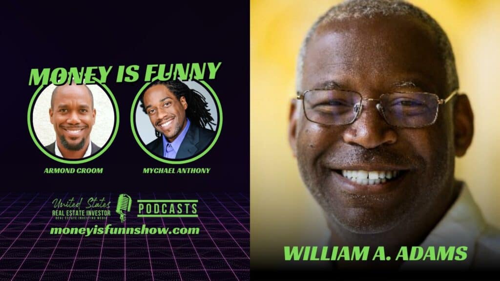 Buying a New Car for Your Kids with technologist William A. Adams on the Money Is Funny podcast co-hosted by financial advisor Armond Croom and actor/comedian Mychael Anthony.