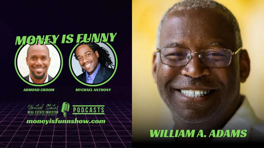 Buying a New Car for Your Kids with technologist William A. Adams on the Money Is Funny podcast co-hosted by financial advisor Armond Croom and actor/comedian Mychael Anthony.