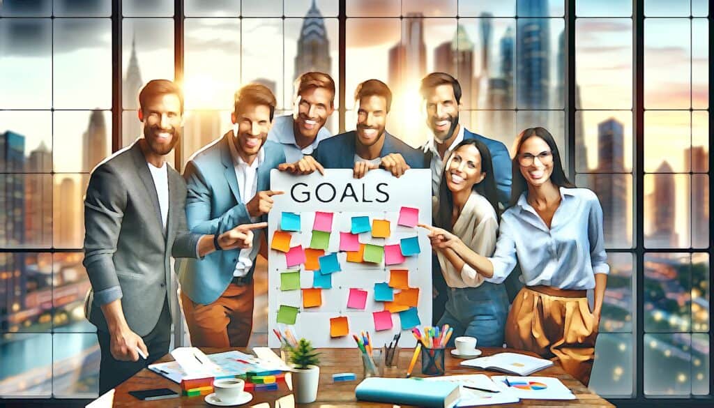 Spring Into Real Estate Investing (5 Fresh Strategies for Beginners to Get Started 2024) 4 Spring Into Real Estate Investing (5 Fresh Strategies for Beginners to Get Started 2024) - business group setting smart real estate goals Spring Into Real Estate Investing (5 Fresh Strategies for Beginners to Get Started 2024) - business group setting smart real estate goals