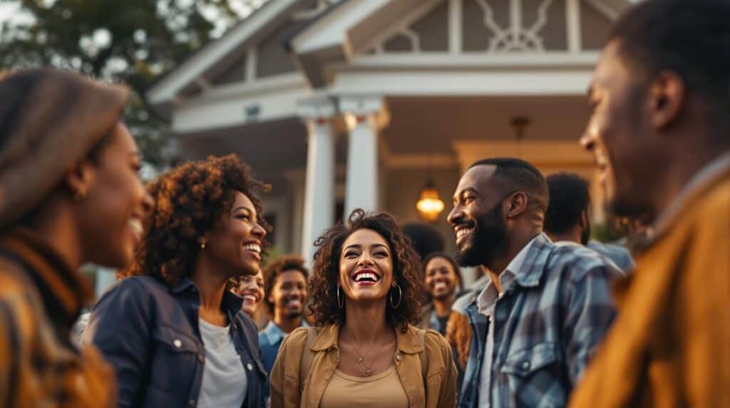 group of people exploring St. Louis properties together