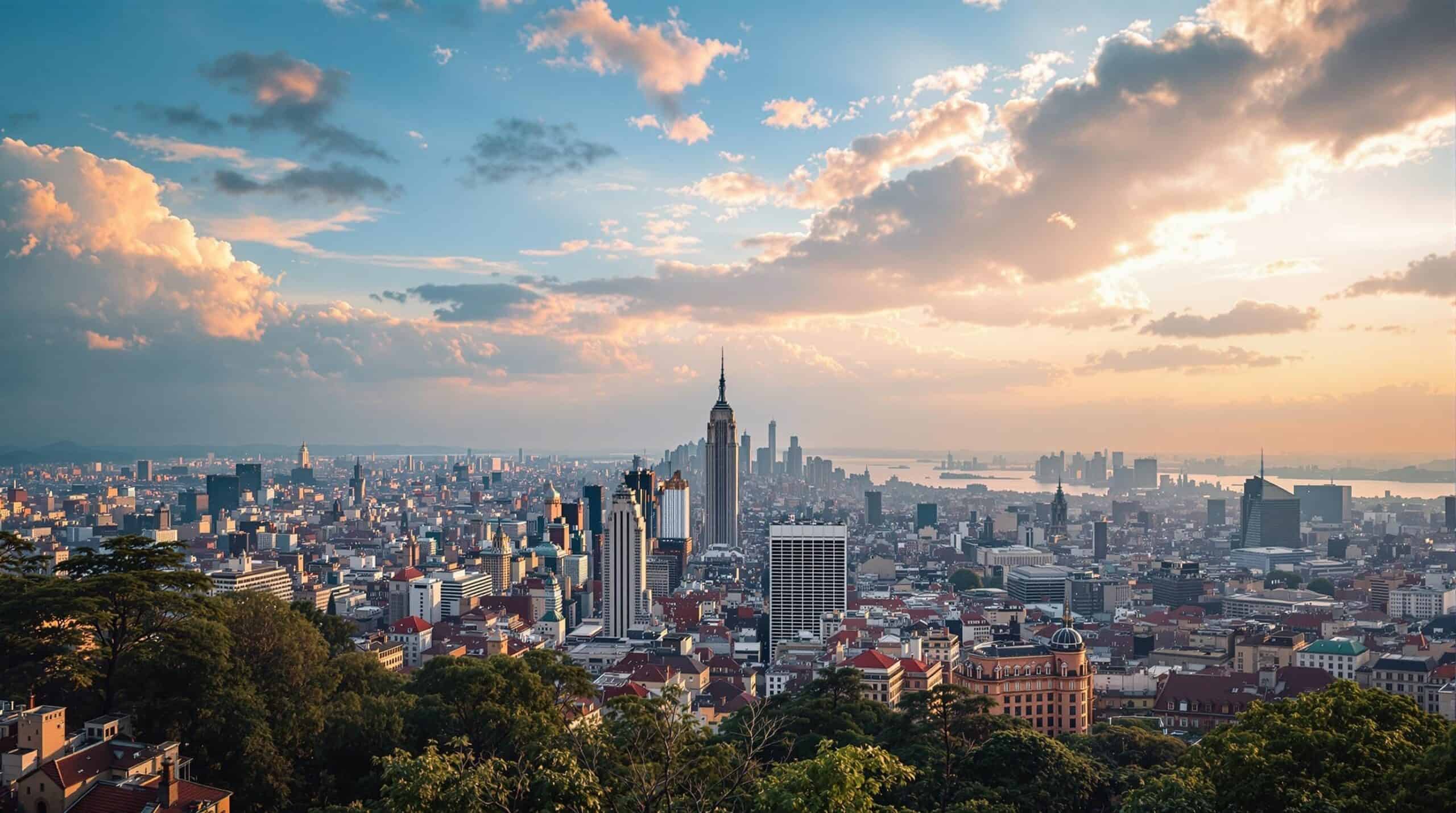 Zoning Laws Demystified (Navigate Regulations to Unlock Property Potential) - vast city landscape sky view