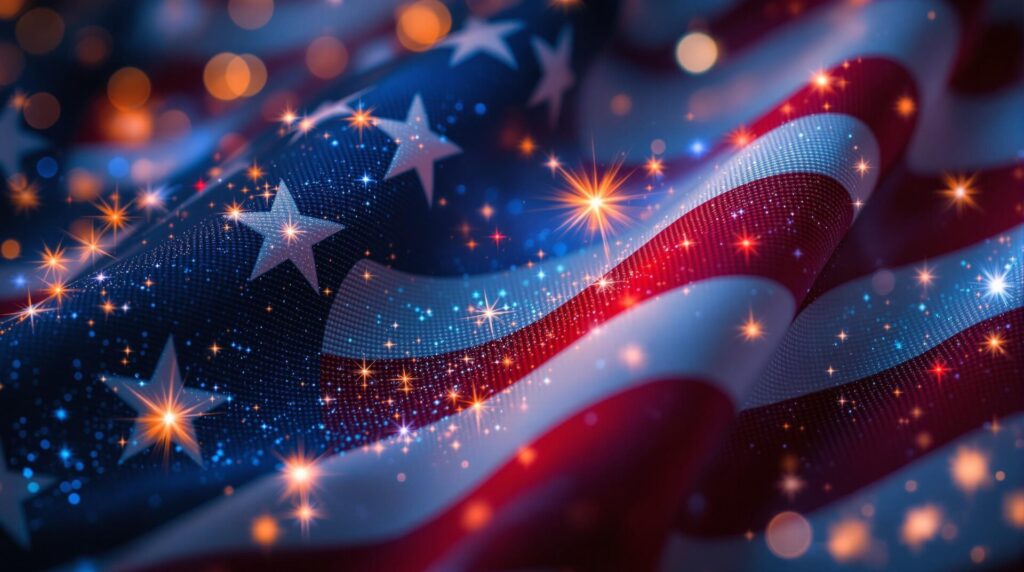 American flag that was made in America