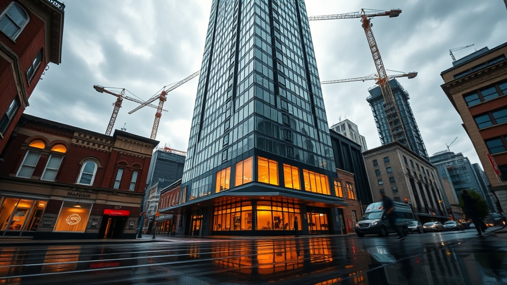 uptown hotel development progresses