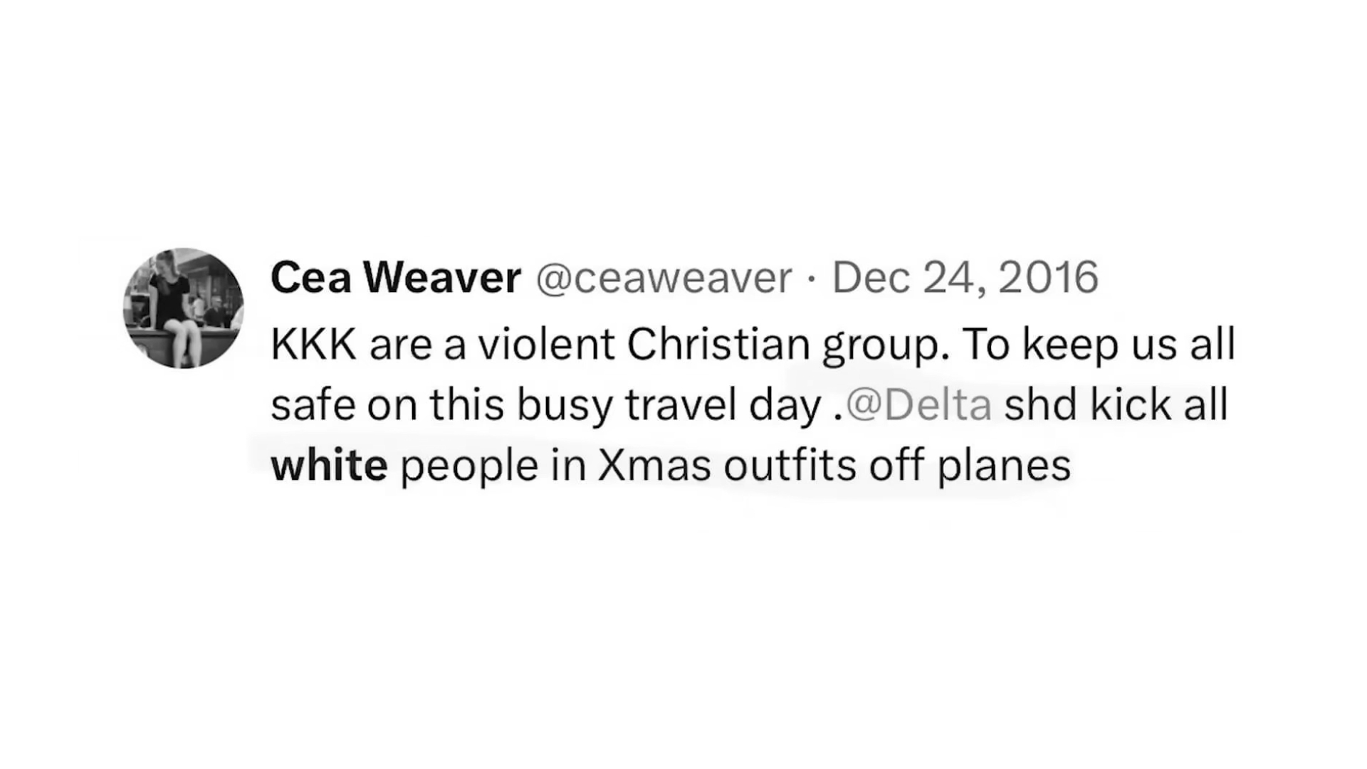 Quote by Cea Weaver on X formerly Twitter