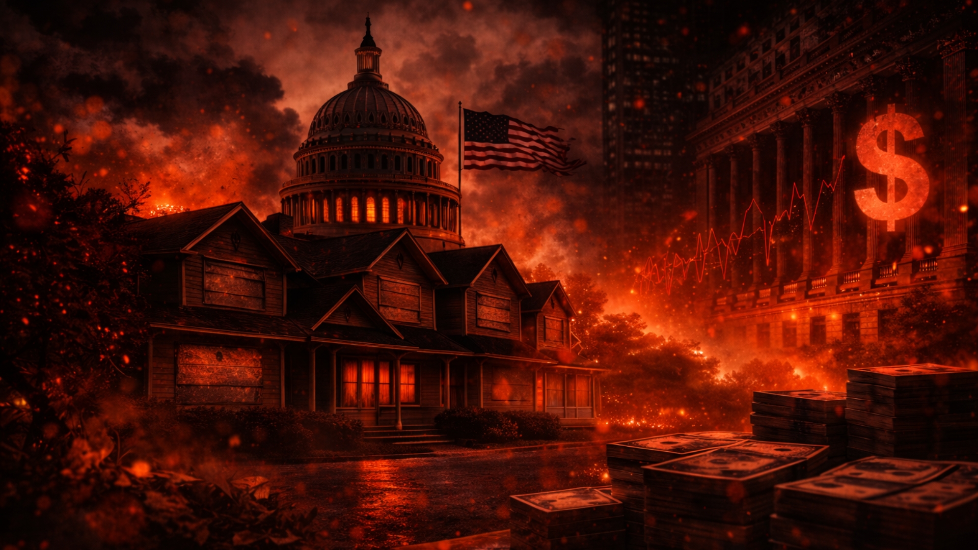 As Trump takes aim, a collapsing skyline and tightening capital markets signal a historic collision between political power and institutional housing money.