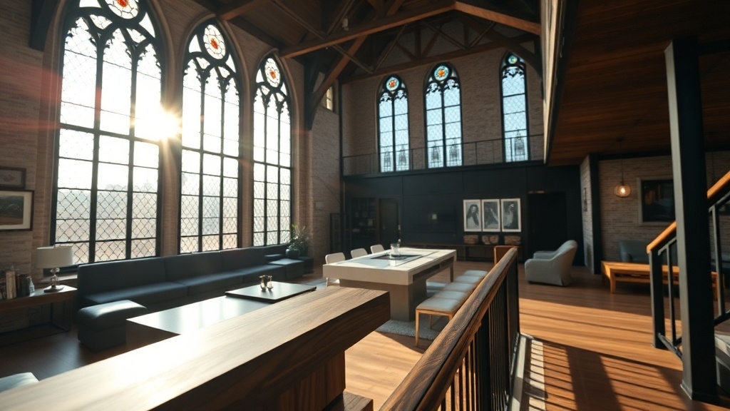 converted church 8m penthouse