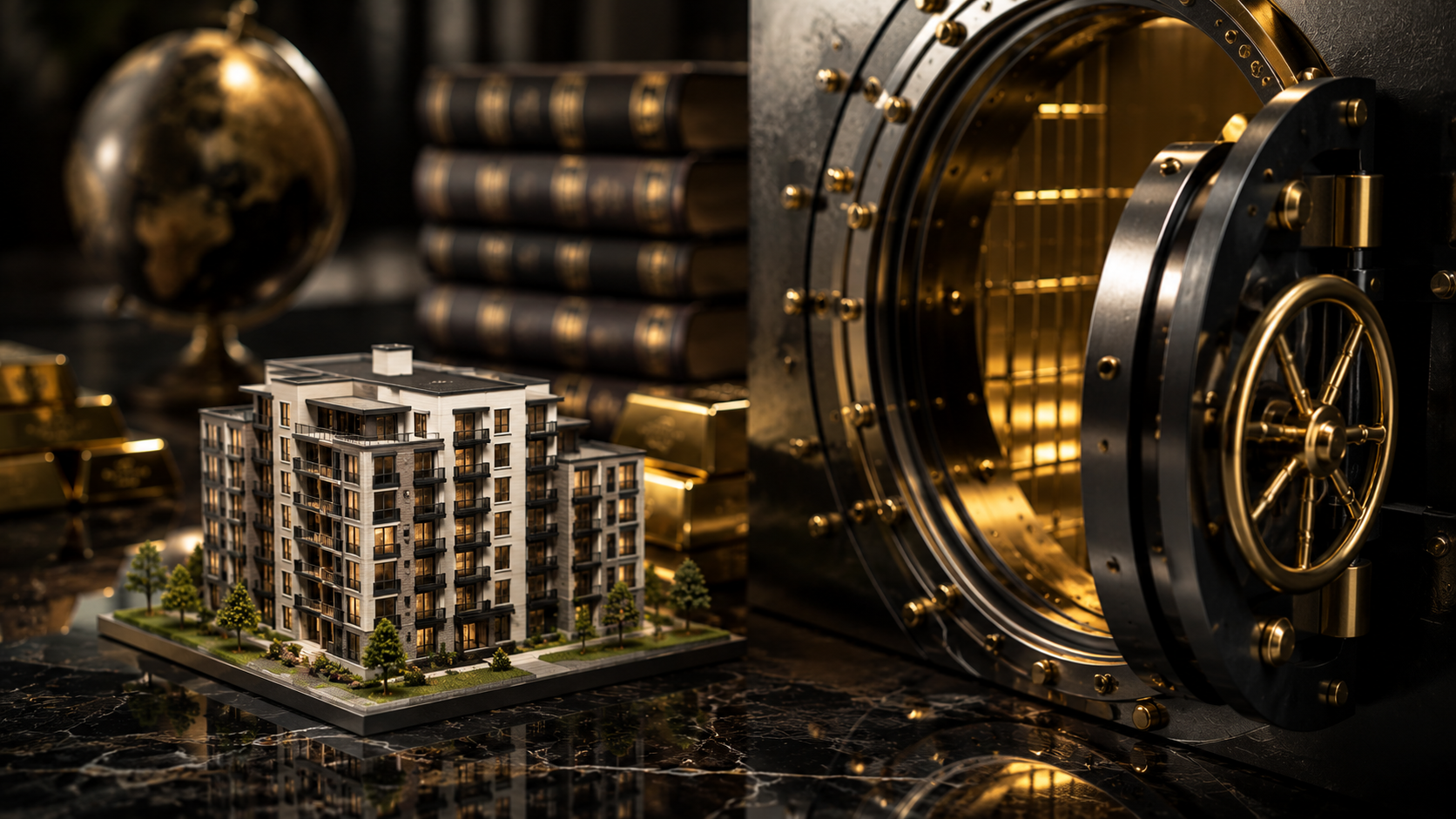 Luxury vault and architectural elegance