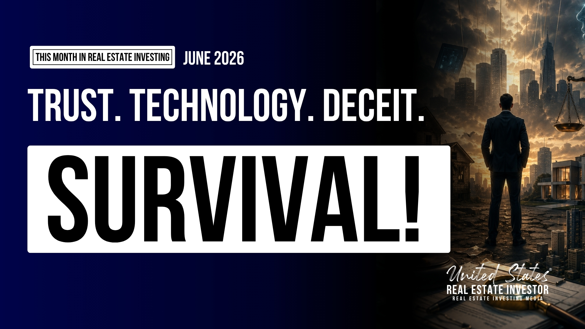 This Month in Real Estate Investing June 2026: Trust. Technology. Deceit. Survival!