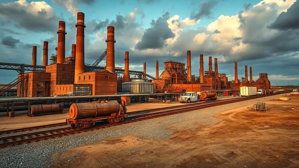 factories converted land into wealth