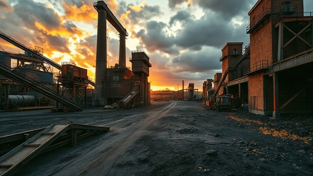 factories converted land value
