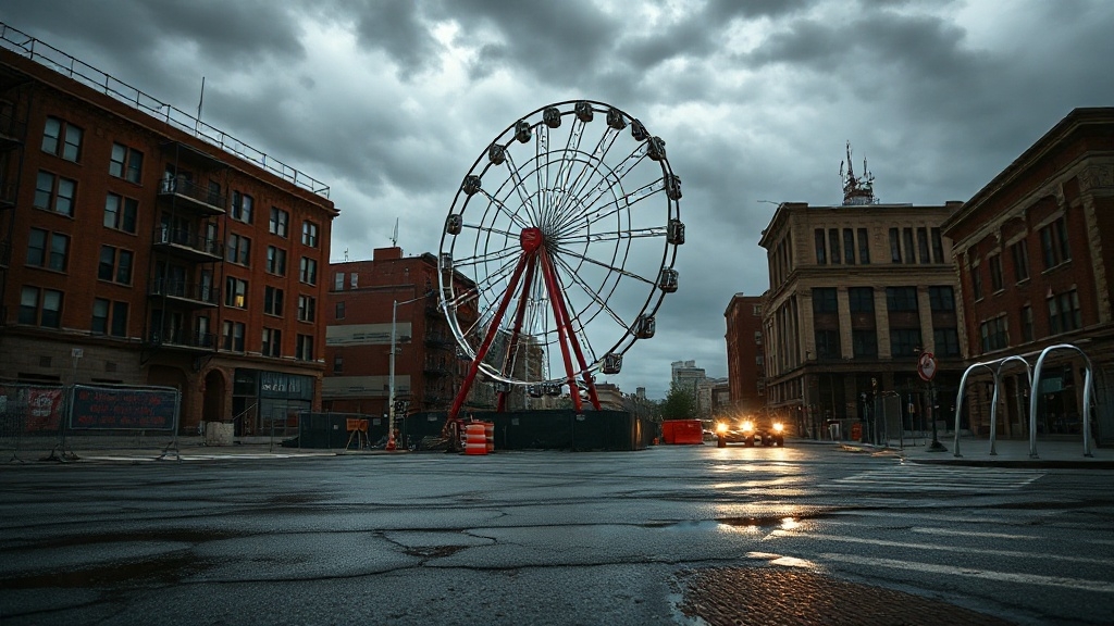 ferris wheel site sale stalls