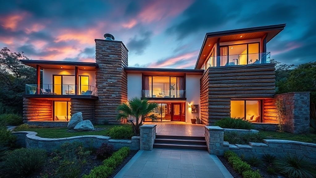 la jolla log home