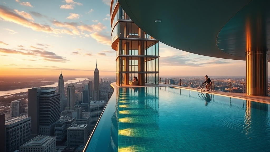 new jersey rooftop infinity pool