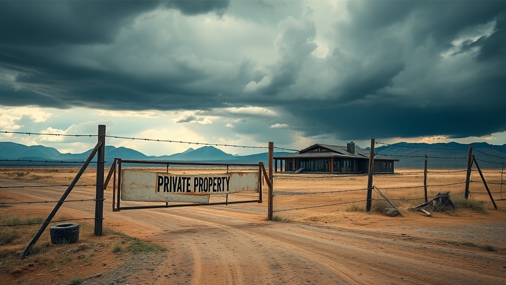 remote montana land feud