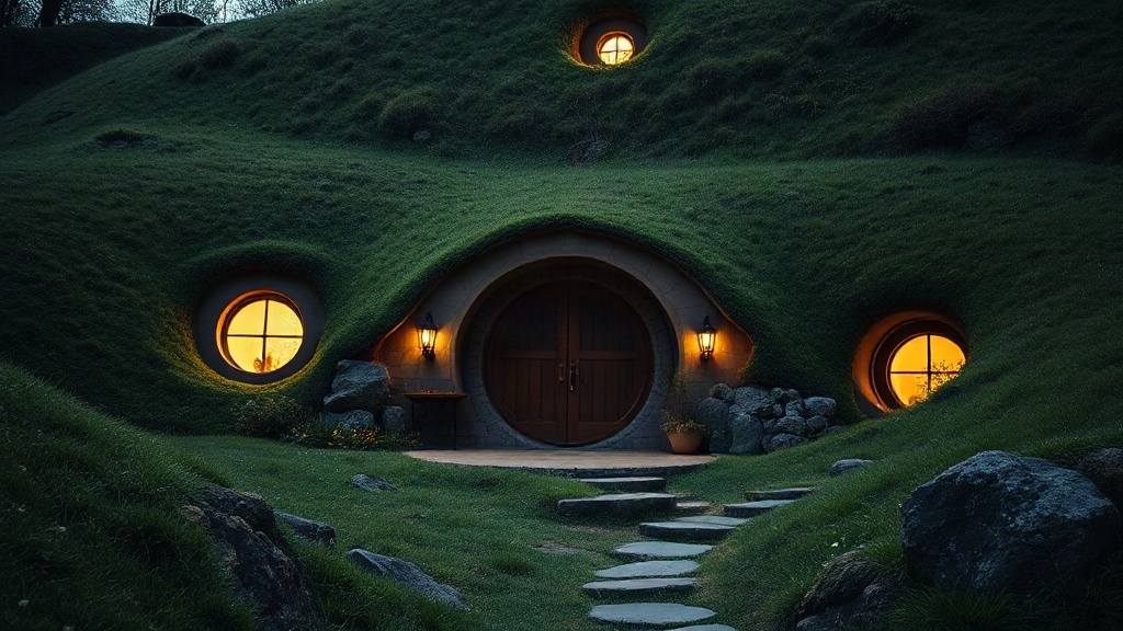 850k ohio underground hobbit home